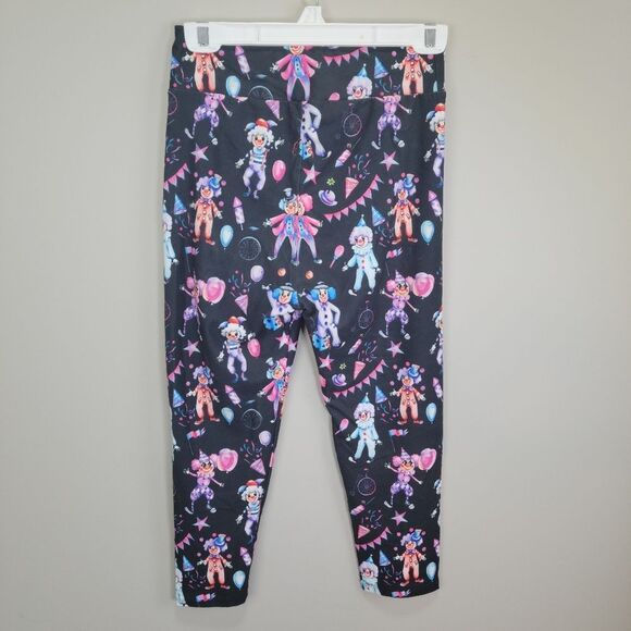 Bright Cheerful Clown Capri Leggings One‎  Size Fits All - Picture 2 of 6